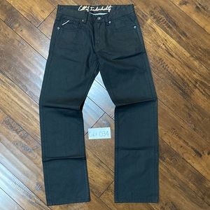 NWOT Cult of Individuality SAMPLE Harley Regular Black Denim Jeans #C34